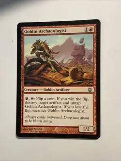 Goblin Archaeologist #63 *Normal* (LP) - Darksteel MTG - Image 1