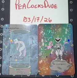 Meowtoo (Mewtwo) - Pokederp Holographic Cards, Fan-Made Pokemon by JwillyGuy - Image 1