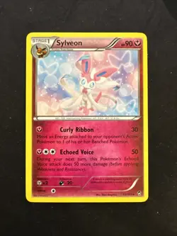 Pokemon TCG Sylveon 72/111 XY Furious Fists Rare Non Holo MP - Image 1