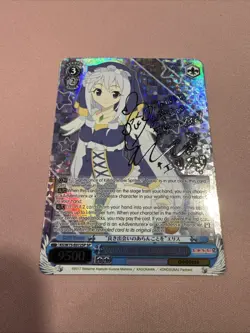 SIGNED Weiss Schwarz Konosuba 2 "Blessed With Kind Encounters" Eris SP - Image 1