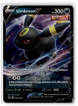 Umbreon V - SWSH203 SWSH: Sword & Shield Promo Cards Holo LP - Image 1