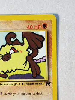 Mankey- 1st Edition Team Rocket Vintage Pokemon Card 61/82 - NM - Image 2