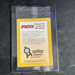 Pokemon Entei Promo Card SEALED Movie Promo NEW Neo 2001 - Image 1