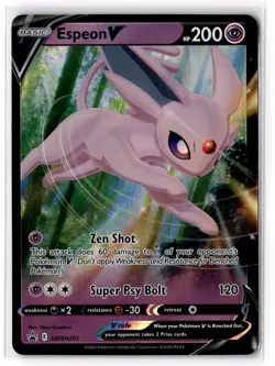 Espeon V SWSH201 SWSH: Sword & Shield Promo Cards Holo LP - Image 1