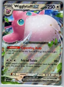 Wigglytuff ex - 040/165 SV: Scarlet & Violet 151 - Pokemon Card - NM - Image 1