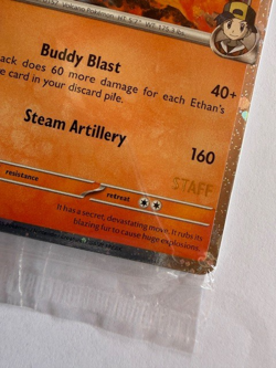 Destined Rivals STAFF SEALED Prerelease Promo Set - All 4 Cards - Image 4