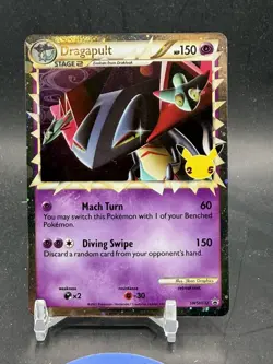 Dragapult SWSH132 Black Star Promo Prime Celebrations Pokemon Card 25 Anniversar - Image 1