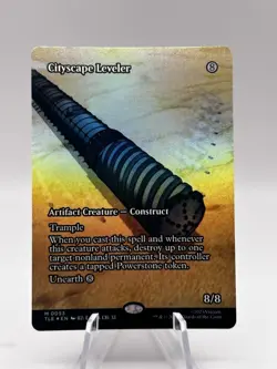 Cityscape Leveler 0053 Borderless Foil Avatar Lasr Airbender Eternal TLE MTG NM - Image 1