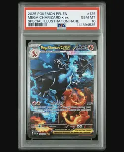 Pokemon TCG Mega Charizard Ex Mega Phantasmal SIR 125/094 PSA Gem Mint 10 - Image 3