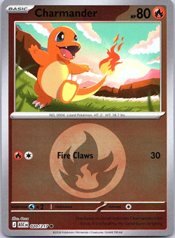 Charmander | 020/217 | Energy Reverse Holo | Pokemon Ascended Heroes - Image 1
