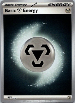 Basic Metal Energy | MEE008 | Reverse Holo | Pokemon Ascended Heroes - Image 1