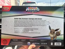 Pokemon Prismatic Evolutions Accessory Pouch Special Collection Factory Sealed - Image 2