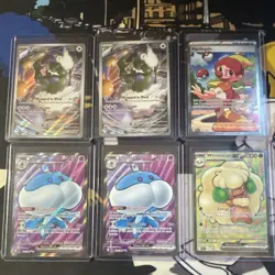 Pokemon Lot 6x Tornadus EX Harlequin Jellicent Whimsicott English white flare - Image 1