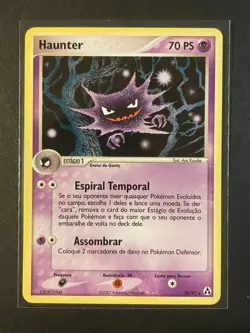 Pokemon Portuguese Haunter 35/92 EX Legend Maker Non Holo Uncommon NM - Image 1