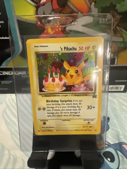 Birthday Pikachu #24 Pokemon Promo - Image 1