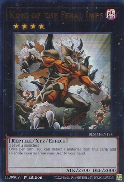 3x King of the Feral Imps | BLMM-EN154 | Ultra Rare | Yu-Gi-Oh! TCG - Image 1