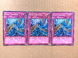 yugioh 3X DUST TORNADO DT01-EN046 DUEL TERMINAL COMMON NEAR MINT - Image 2