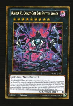 PGL2-EN015 Number 95: Galaxy-Eyes Dark Matter Dragon 1st Edition - Image 1