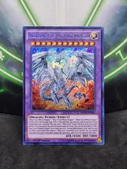 Yugioh Neo Blue-Eyes Ultimate Dragon MVP1-ENS01 Secret Rare 1st Edition NM - Image 1