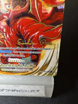 One Piece TCG ST01-012 SP Monkey.D.Luffy Oda Signature English - Image 4