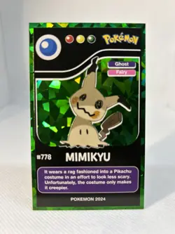Mimikyu #778 - Gold Holo - Pokedex Black Kanto 2024 - Pokemon Card - Image 1