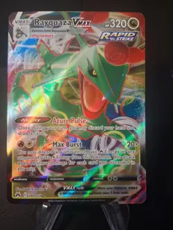 Pokemon TCG Crown Zenith Rayquaza VMAX Holo Ultra Rare Card 101/159 - Image 1