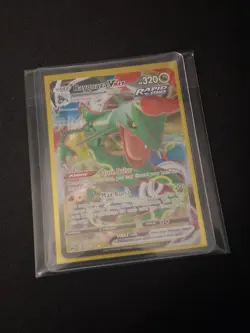 Pokemon TCG Crown Zenith Rayquaza VMAX Holo Ultra Rare Card 101/159 - Image 5