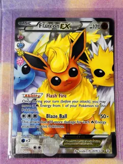 Pokemon Card MT Flareon EX XY Generations Radiant 2016 Holo RC28/RC32 🔥💎 - Image 2