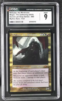 NEKUSAR, THE MINDRAZER Secret Lair Foil Zombie CGC 9 MTG - Image 1
