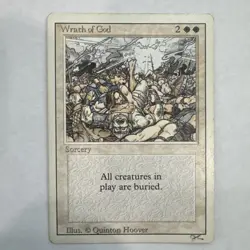 MTG Revised Ed. Wrath of God (Magic the Gathering) - Image 1
