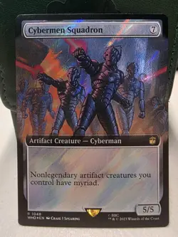 Universes Beyond: Doctor Who Cybermen Squadron Extended Art (Surge Foil) #1048 - Image 1