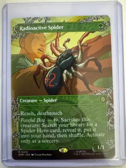 Radioactive Spider (Borderless) FOIL #0212 NM Spider-Man SPM MTG ENG - Image 1