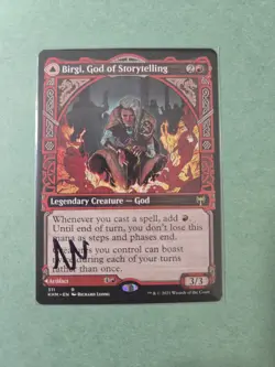 Birgi, God of Storytelling // Harnfel, Horn of Bounty - Showcase NM, English MTG - Image 1