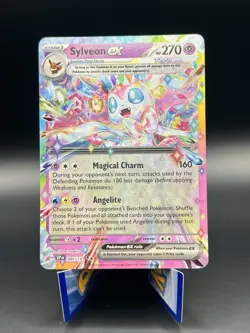 Pokemon TCG Sylveon EX Surging Sparks Holo Double Rare Card 086/191 NM Condition - Image 1