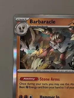 Barbaracle Perfect Order - Prerelease HOLO - NM Pokemon TCG - Stamped Promo - Image 3