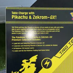 Pokemon Tag Team Pikachu & Zekrom GX Premium Collection Box SEALED - Image 3