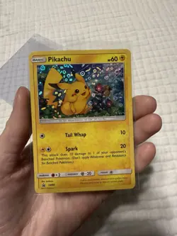 Pokemon TCG Sun & Moon Pikachu SM86 Black Star Promo Holo General Mills NM - Image 3