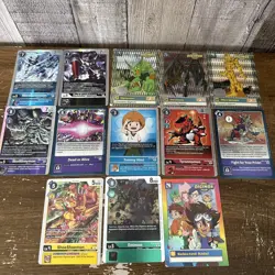Digimon Card Game Lot Holos and non holos new old vintage current - Image 2