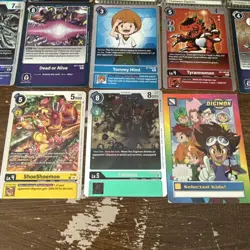 Digimon Card Game Lot Holos and non holos new old vintage current - Image 4
