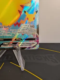 Surfing Pikachu VMax 009/025 NM- Celebrations-Holo Ultra Rare- Pokemon TCG - Image 2