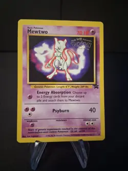 Pokemon TCG Mewtwo #3 Black Star Promo the First Movie - Image 1