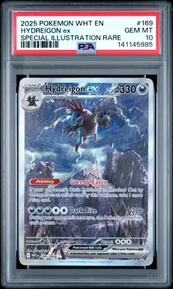 Pokemon HYDREIGON EX 169/086 White Flare Special Illustration Rare 🔥 PSA 10 🔥 - Image 1
