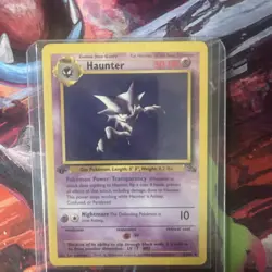 Pokemon TCG Haunter Fossil 1st Edition Non Holo Non Graded Excellent Condition - Image 4