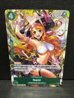 Nami OP14-031 SR Alternate Art The Azure Sea’s Seven One Piece NM - Image 1