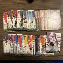 Weiss Schwartz Nikke English Bulk Lot #1 80 Cards NM -45 C, 12 CR, 23 U - Image 1