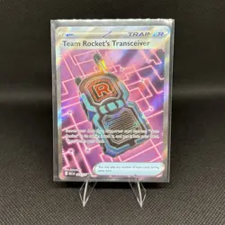 Pokemon Team Rocket's Transceiver 263/217 Rare Holo Trainer Card - Image 1