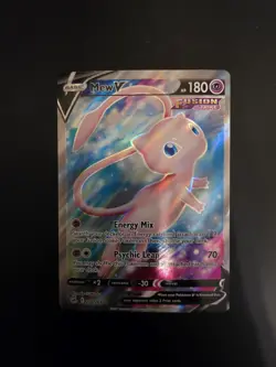 Pokemon Mew v Full Art Holo Ultra Rare TCG Card 250/264 Fusion Strike - NM - Image 1