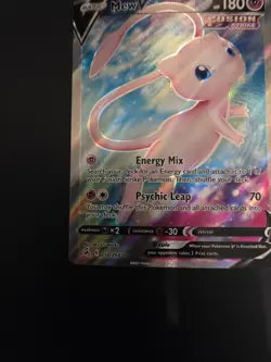 Pokemon Mew v Full Art Holo Ultra Rare TCG Card 250/264 Fusion Strike - NM - Image 5