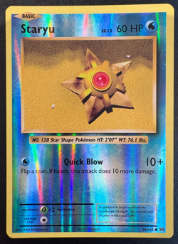 Pokemon Card Staryu 30/108 Evolutions Reverse Holo NM/LP - Image 1