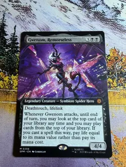 Gwenom, Remorseless - Extended Art SPM NM MTG - Image 1